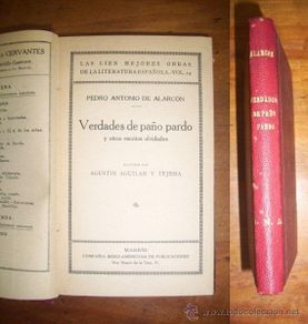 Libri antichi: ALARCÓN, Pedro Antonio de. Verdades de paño pardo : y otros escritos olvidados